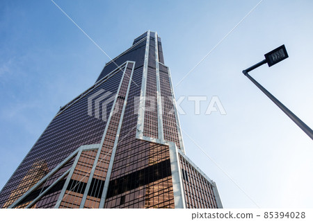 Moscow cityscape modern glass skyscraper Moscow cityscape modern glass skyscraper 85394028