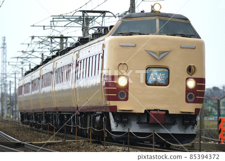 北陸本線 三河加賀笠間 JR 西 485 系列 K12(金澤)嘉悅 北陸本線 三河加賀笠間 JR 西 485 系列 K12(金澤)嘉悅 85394372