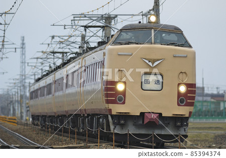 北陸本線 三河加賀笠間 JR 西 485 系列 Y31（金澤）白鷺 85394374
