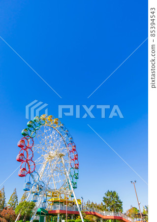 堀內公園和摩天輪的風景<愛知縣安城市> 85394543