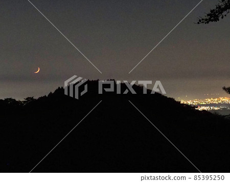 瑪雅山夜景(月亮:月齡2) 瑪雅山夜景(月亮:月齡2) 85395250