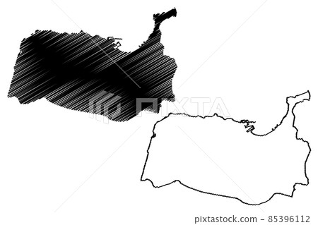 Tangier City (Kingdom of Morocco, Tanger-Tetouan-Al Hoceima Region) map vector illustration, scribble sketch City of Tangier map Tangier City (Kingdom of Morocco, Tanger-Tetouan-Al Hoceima Region) map vector illustration, scribble sketch City of Tangier map 85396112