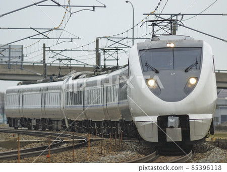 Hokuriku Main Line Kaga-Kasama-Mikawa JR West 683 series T22 + T13 formation (Kanazawa) Thunderbird 85396118