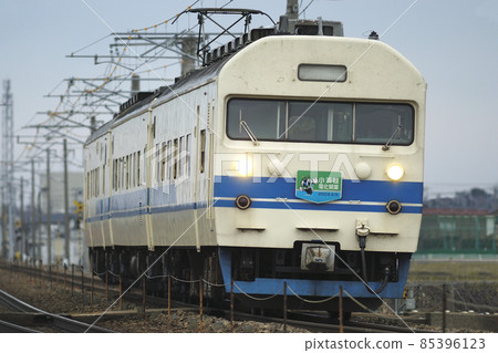 Hokuriku Main Line Mikawa-Kaga Kasama JR West 419 series D01 organization (Fukui) 85396123