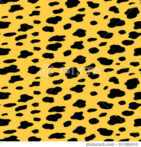 Abstract modern leopard seamless pattern. Animals trendy background. Color decorative vector stock illustration for print, card, postcard, fabric, textile. Modern ornament of stylized skin 85396850