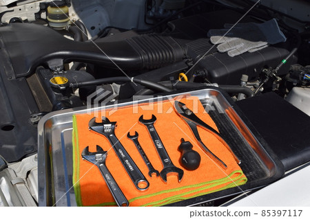 汽車的檢查和維護形象 85397117