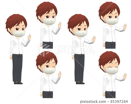 【OK NG A】男士襯衫中號斜紋 85397284