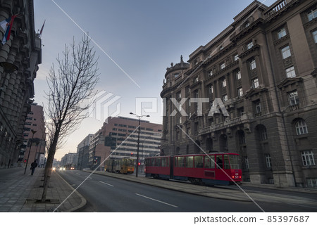 Belgrade, Serbia Ministry of Foreign Affairs, NATO Air Bomb Site / Belgrade, Serbia 85397687