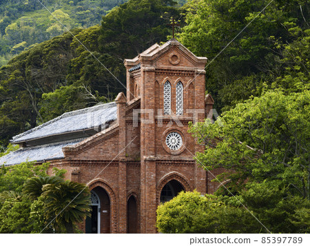Fukue Island, Nagasaki Prefecture [Dozaki Church] Dozaki Church, Fukue Island, Japan 85397789