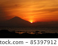 Sunset on Mt. Fuji 85397912