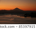 Sunset on Mt. Fuji 85397915