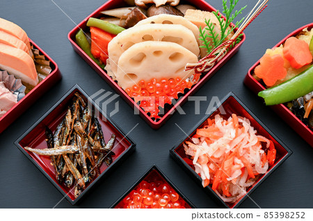 Fashionable image of Japanese ingredients that are easy to use in the background of Japanese cuisine Fashionable image of Japanese ingredients that are easy to use in the background of Japanese cuisine 85398252