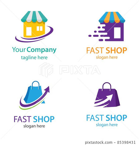 Online shop logo images Online shop logo images 85398431