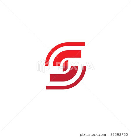 S letter vector icon - Stock Illustration [85398760] - PIXTA