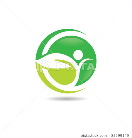 Ecology logo vector icon Ecology logo vector icon 85399149