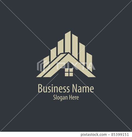 Real estate logo vector icon Real estate logo vector icon 85399151
