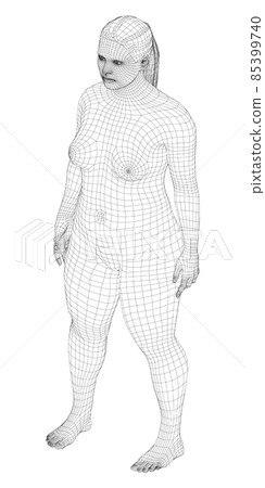 Fat woman, before weight loss 85399740