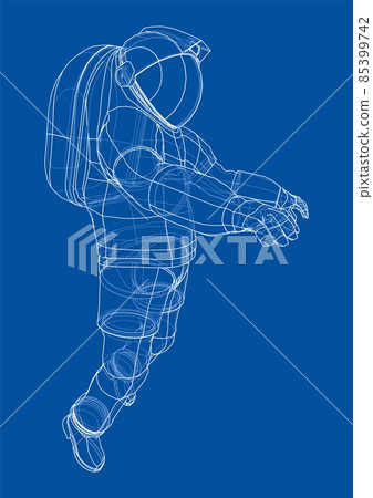 Astronaut concept. 3d illustration 85399742