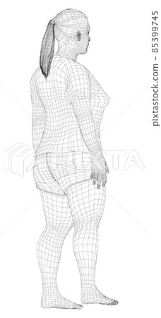 Fat woman, before weight loss 85399745