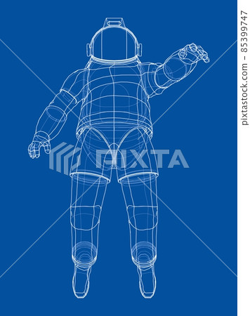 Astronaut concept. 3d illustration 85399747