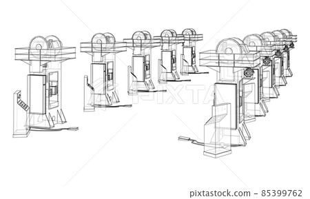 Friction screw press concept outline Friction screw press concept outline 85399762