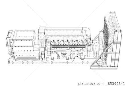 Large industrial diesel generator Large industrial diesel generator 85399841