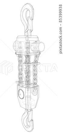 Pneumatic Wire Rope Winch concept outline Pneumatic Wire Rope Winch concept outline 85399938