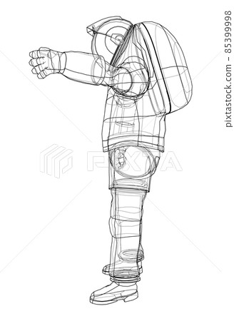 Astronaut concept. 3d illustration 85399998