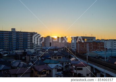 落日在住宅區 落日在住宅區 85400357