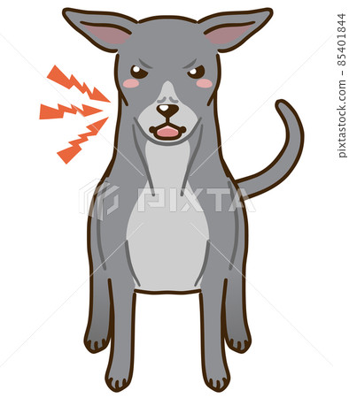 Menacing Italian Greyhound (gray) 85401844