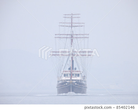 Kanrin Maru in the sea of fog Kanrin Maru in the sea of fog 85402146