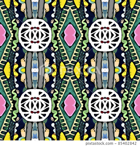 Beautiful abstract geometric seamless pattern Beautiful abstract geometric seamless pattern 85402842
