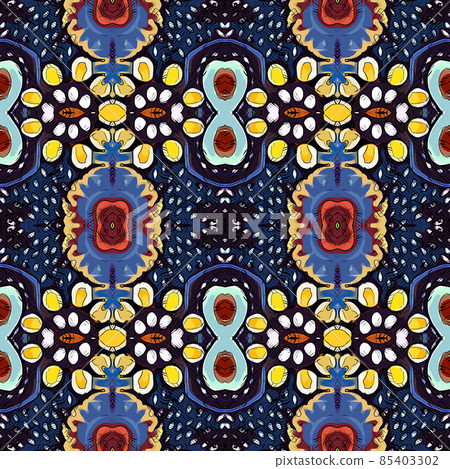 Beautiful abstract ethnic seamless pattern Beautiful abstract ethnic seamless pattern 85403302