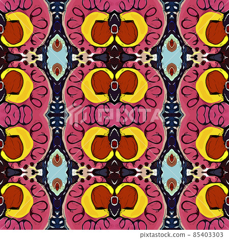Beautiful abstract ethnic seamless pattern Beautiful abstract ethnic seamless pattern 85403303