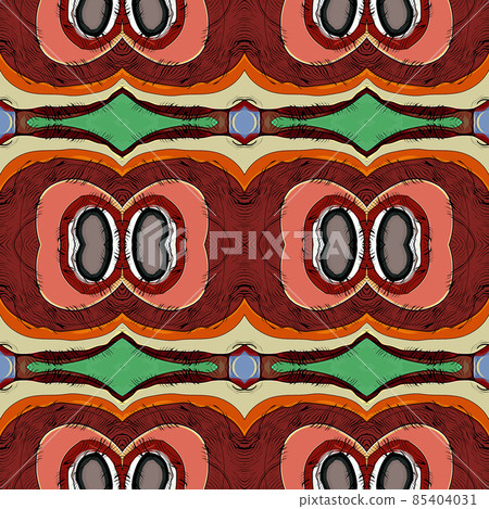Beautiful abstract ethnic seamless pattern 85404031
