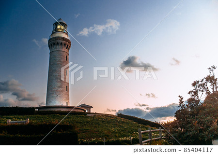夜晚的角島燈塔 夜晚的角島燈塔 85404117