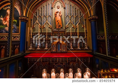 Notre Dame basilica, Montreal, Quebec, Canada 85405974