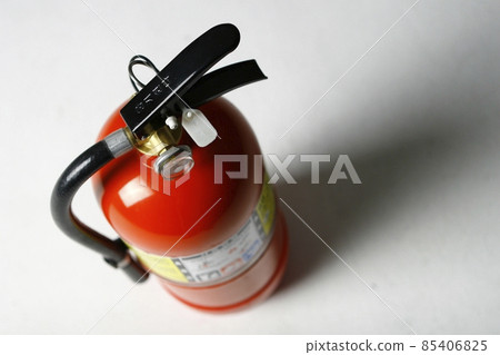 Fire Extinguisher on white background 85406825