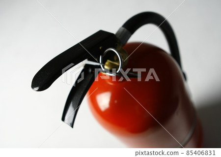 Fire Extinguisher on white background 85406831