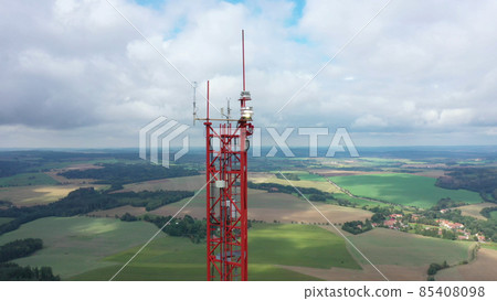 Atmospheric station science research drone aerial weather meteorology international, warning light for aircraft lighthouse eddy covariance systems, measurement diffuse solar radiation scientific tower 85408098