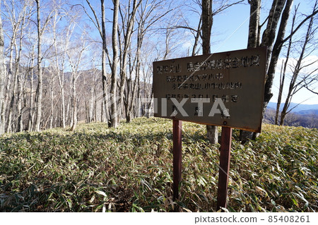 從群馬縣綠市群馬嶺路線的起點出發,前往笠丸山。 從群馬縣綠市群馬嶺路線的起點出發,前往笠丸山。 85408261