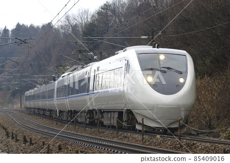 北陸本線椿田栗倉JR西681系列W14+W04組織（金澤）白鷹 85409016