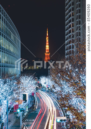 [六本木]東京塔和燈飾 85409260
