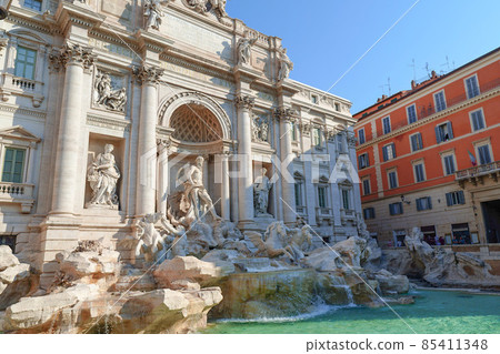 Fontana di Trevi (Trevi Fountain, Rome, Italy) 85411348