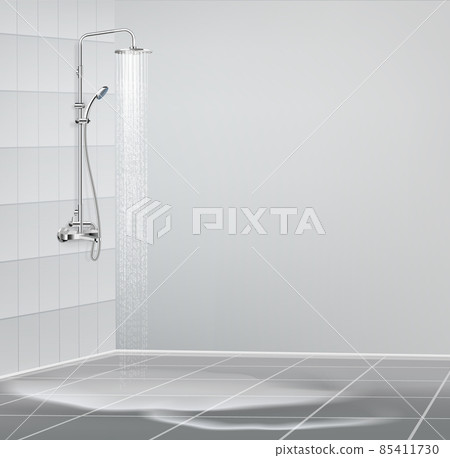Modern Shower System Composition Modern Shower System Composition 85411730