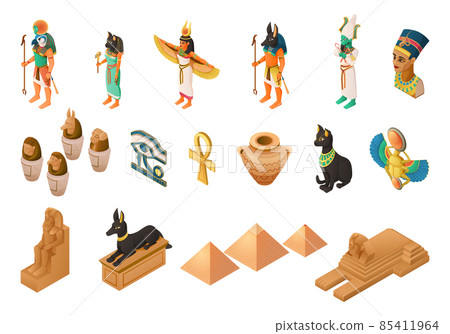 Egypt Isometric Set 85411964
