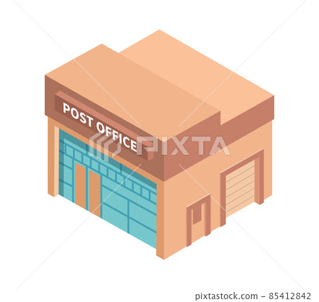 Post Office Building Composition 85412842