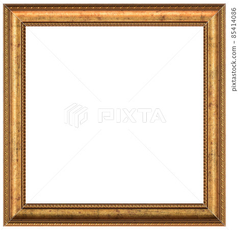 Old Vintage classic Golden Wooden mockup canvas frame Old Vintage classic Golden Wooden mockup canvas frame 85414086