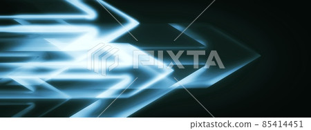 3D illustration of light arrow 3D illustration of light arrow 85414451
