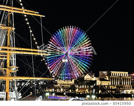 Minatomirai night view Minatomirai night view 85415950